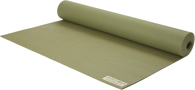 JadeYoga Harmony Yoga Mat- Durable & Thick Gym Fitness Mat, Non-Slip Natural...