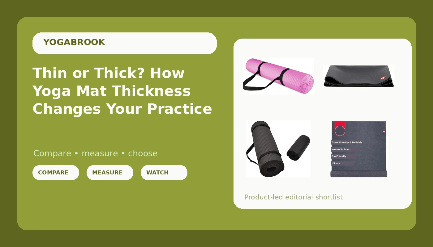 Thin or Thick? How Yoga Mat Thickness Changes Your Practice